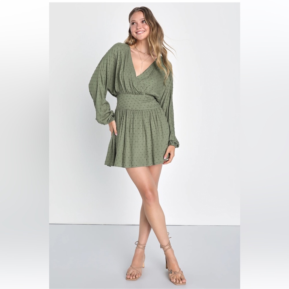 Lulu's Olive Green Summer Sundress